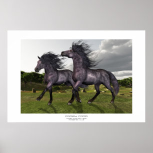 IMPRESSÃO DE COLINAS DE FLORESTAS