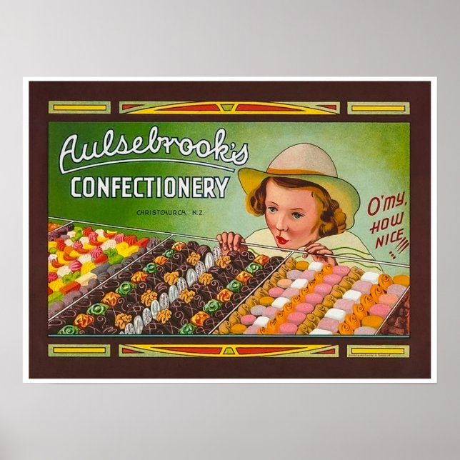 Impressão de Confeitaria da Nova Zelândia (Frente)