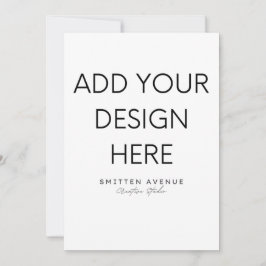 Impressão de convite 5x7"