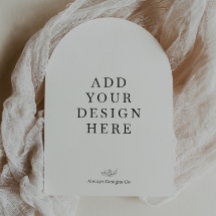 Impressão de Convite Arqueado 5x7"