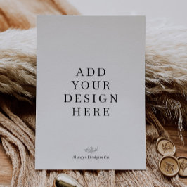 Impressão de Convite de Retrato 5x7"