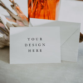 Impressão de convite paisagístico de 5 x 7"