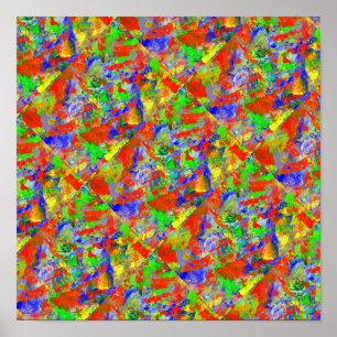 Impressão de cores brilhante
