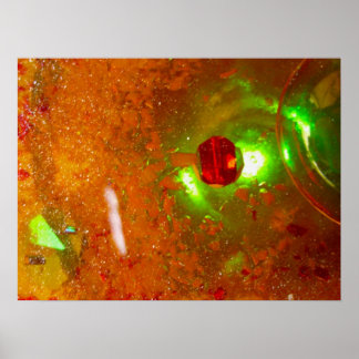 Impressão de Cosmos Coloridos nº 2
