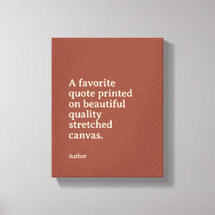 Impressão de Cotação Personalizada na Canvas