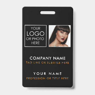 Impressão de Crachá de ID Personalizado Foto do Fu