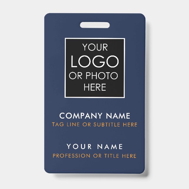 Impressão de Crachá de ID Personalizado para Funci (Frente)