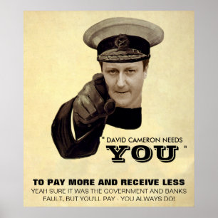 Impressão de David Cameron