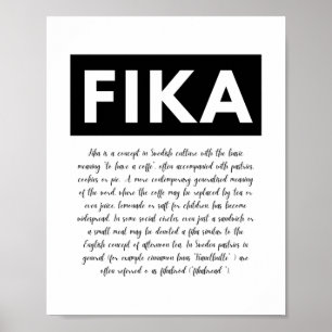 Impressão de definição Fika, Arte de Parede Imp