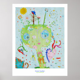 Impressão de dentro do jardim