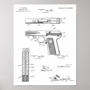impressão de Desenho Automático de Arma Patente 19