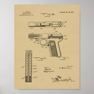 impressão de Desenho Automático de Arma Patente 19