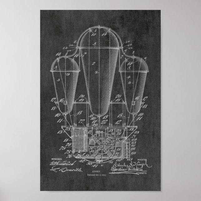 impressão de Desenho de Arte de Balão de Navio Ant (Frente)