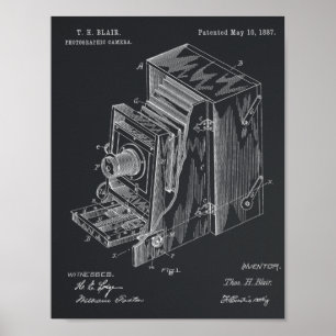 impressão de Desenho de Arte Patente da Câmera 188