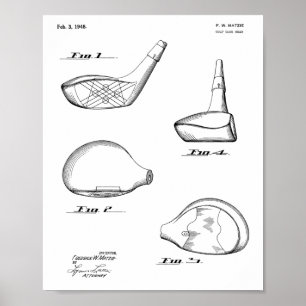 impressão de Desenho de Arte Patente do Clube de G