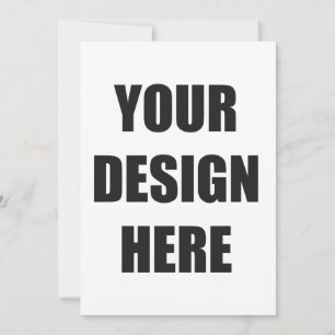 impressão de Design personalizado de convite 5x7