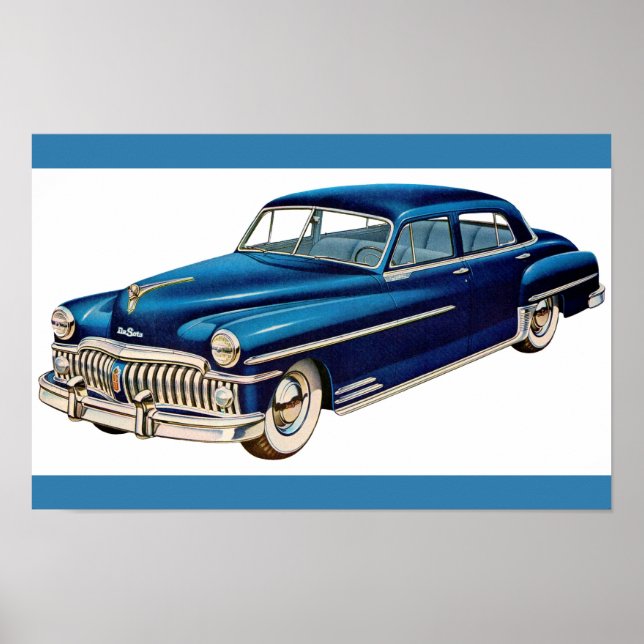 impressão de DeSoto azul 1950 (Frente)