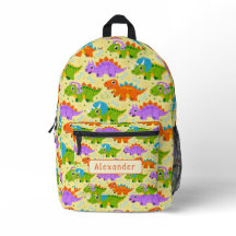 Impressão de Dinossauro Personalizável Fofa
