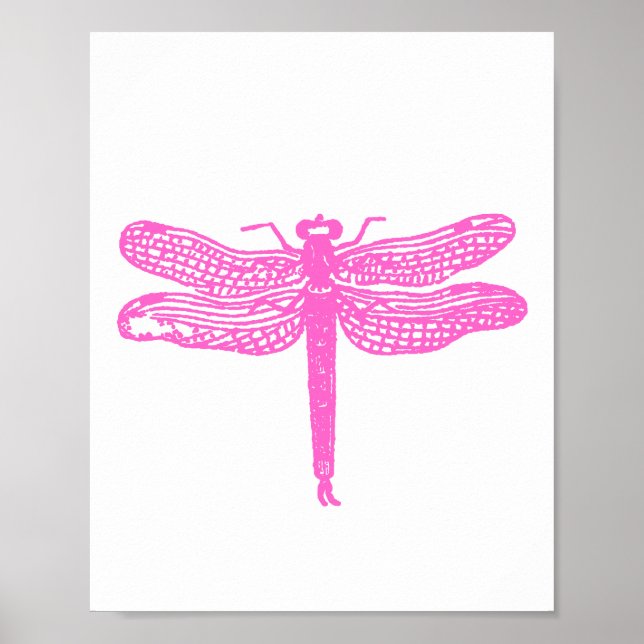 Impressão de Dragonfly de Cor Personalizada (Frente)
