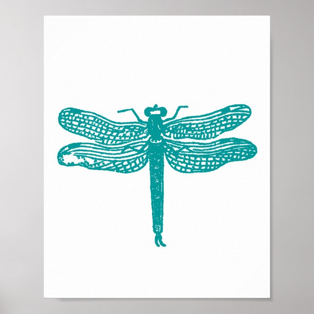 Impressão de Dragonfly de Cor Personalizada (Frente)