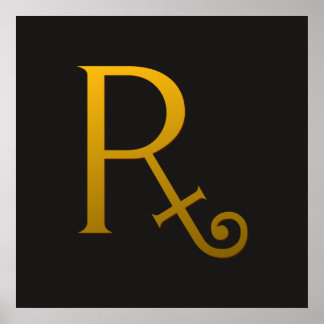 Impressão de Elegância Dourada 17