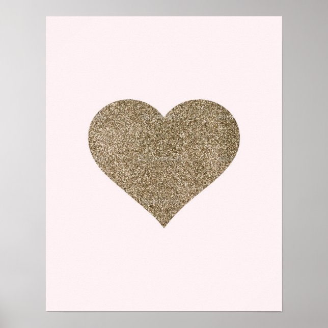 Impressão de Enfermeiro Cardíaco com Glitter (Frente)