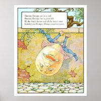 Impressão de Enfermeiro Vintage - Humpty Dumpty