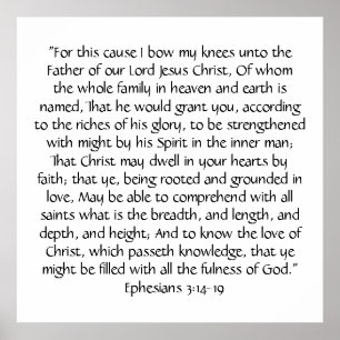 Impressão de Ephesians 3