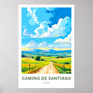 Impressão de Espanha Camino De Santiago