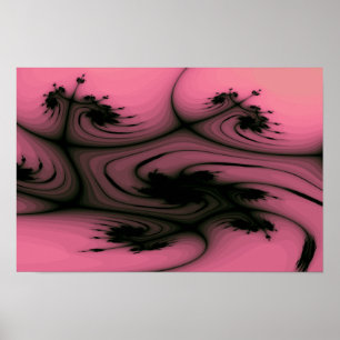 Impressão de espirais gótica