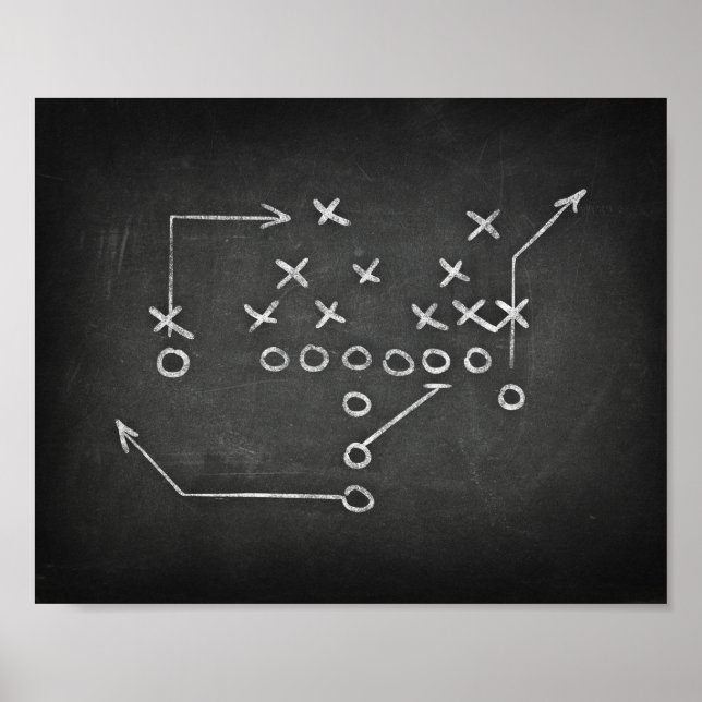 IMPRESSÃO de esportes FOOTBALL PLAYBOOK (Frente)
