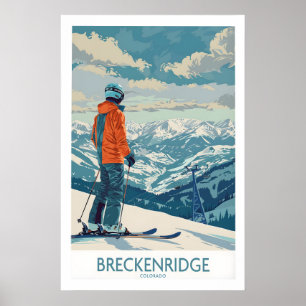 Impressão de Esqui Breckenridge - Colorado 1