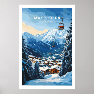 Impressão de Esqui Mayrhofen 1