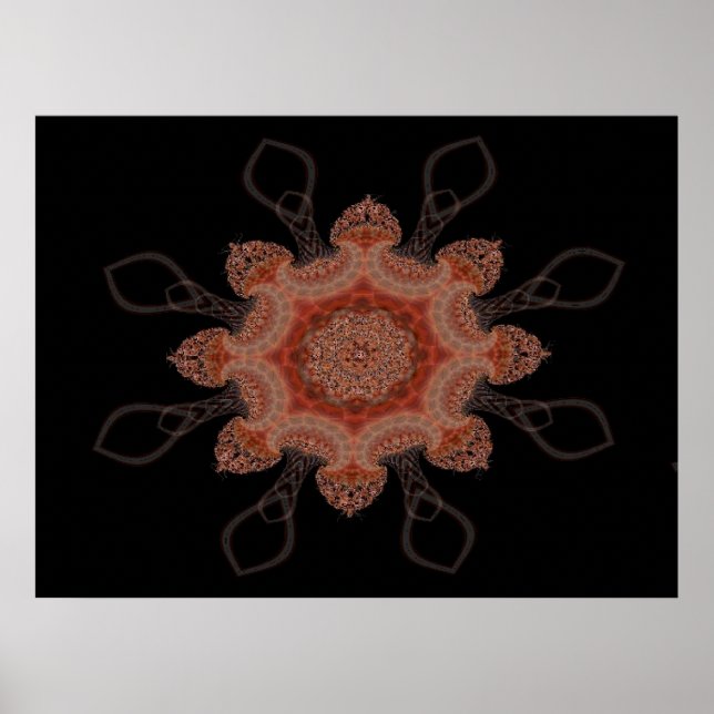 Impressão de estrelas marroquino (Frente)