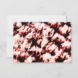 Impressão de fibras vermelhas