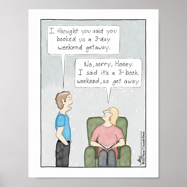 impressão de Fim de Semana de 3 Livros (Frente)