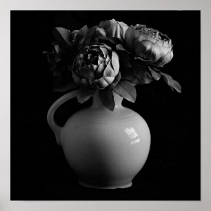 Impressão de Flores de Vase e Pedagônia de Arte 