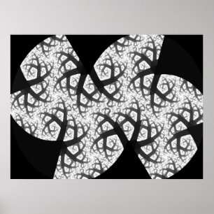 Impressão de floresta assombrada