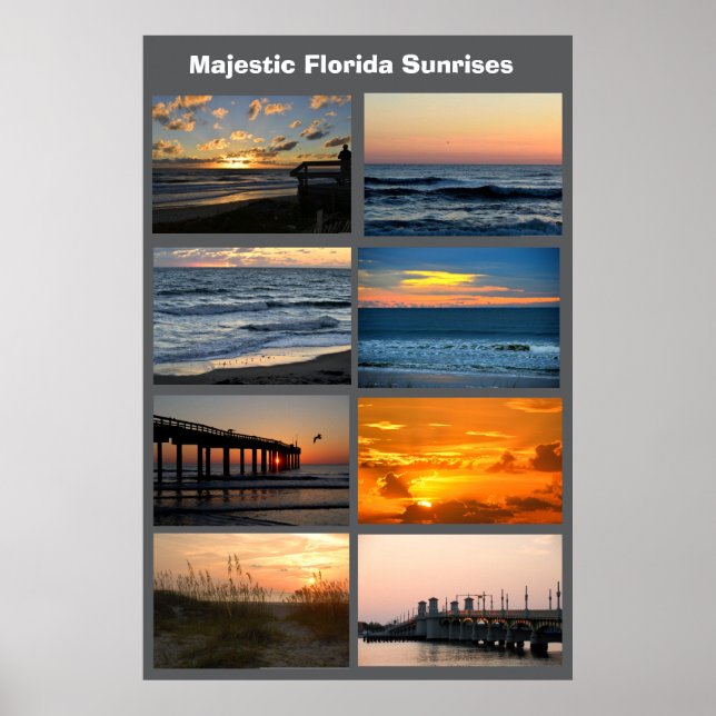 Impressão de Floridas Sunrises, Cartaz de Valor em (Frente)