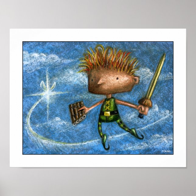 impressão de "Forever Young" 11" x 14" (Frente)