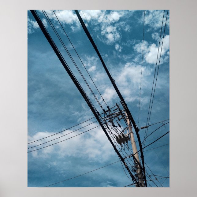 Impressão de foto 16×20 Urban Sky Seul Coreia do S (Frente)