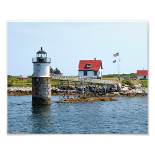 Impressão de foto da Ram Island Lighthouse, Maine