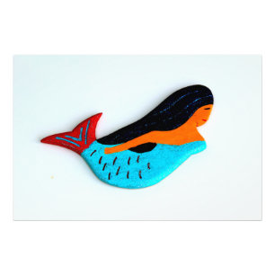 impressão de foto da sereia azul