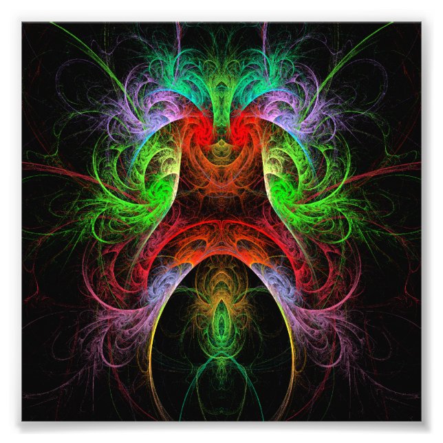 Impressão de Foto de Abstrato de Carnaval (Frente)