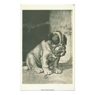Impressão de Foto de Efêmero de Cachorrinho com Fo