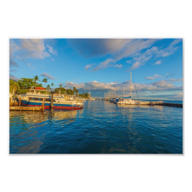 Impressão de Foto de Lahaina Harbor (Frente)
