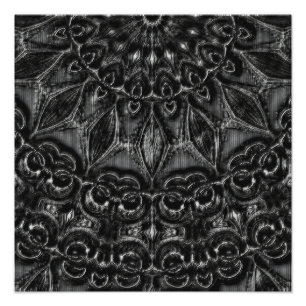 Impressão de Foto de Mandala Charcarboneto