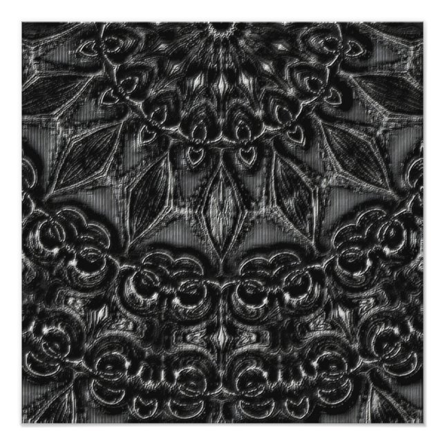 Impressão de Foto de Mandala Charcarboneto (Frente)