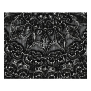 Impressão de Foto de Mandala Charcarboneto