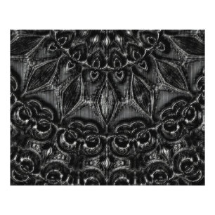 Impressão de Foto de Mandala Charcarboneto